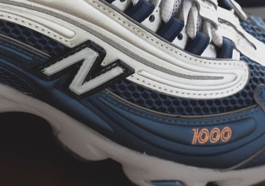 The New Balance 1000's Futurist Appeal Balanced By "Vintage Indigo"