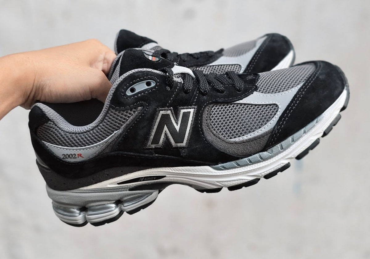 The New Balance 2002R Issues A Classic Black And Grey